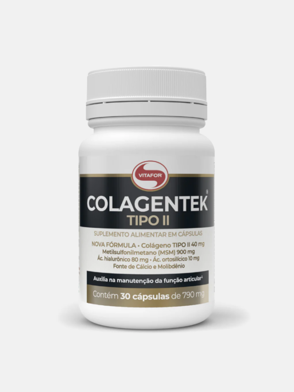 COLAGENTEK Tipo II - 30 cápsulas - Vitafor