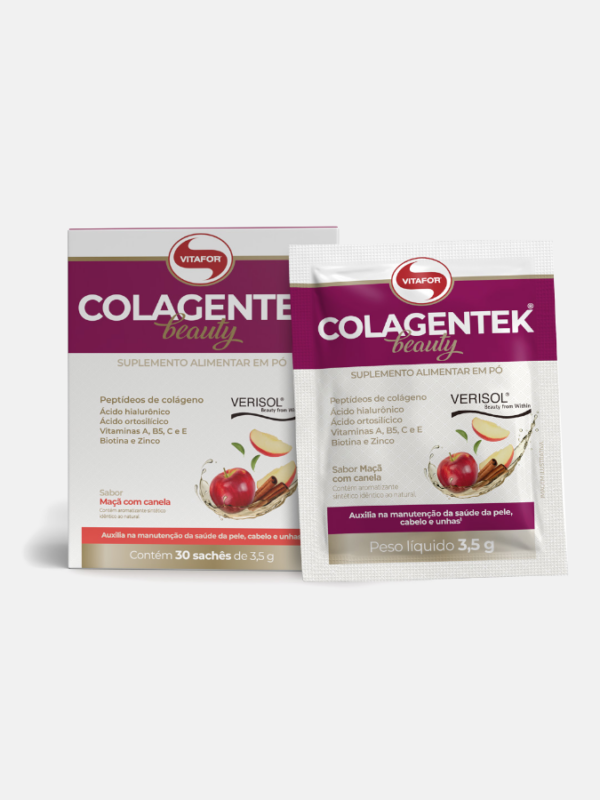 COLAGENTEK Beauty maçã canela - 30 saquetas - Vitafor