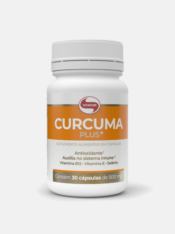 Curcuma Plus - 30 cápsulas - Vitafor