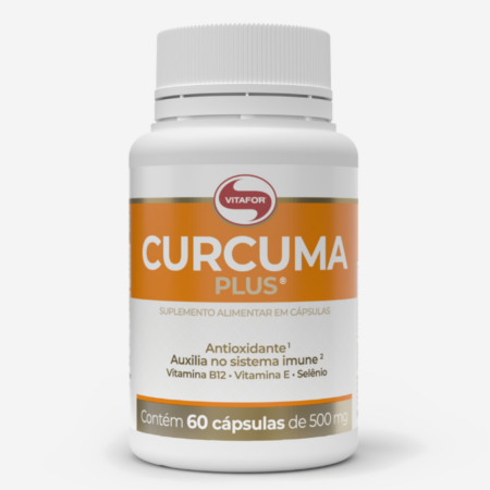 Curcuma Plus 500mg – 60 cápsulas – Vitafor