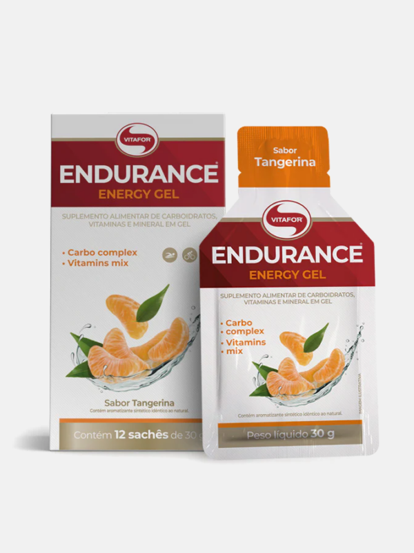 Endurance Energy Gel Tangerina - 12 x 30g - Vitafor