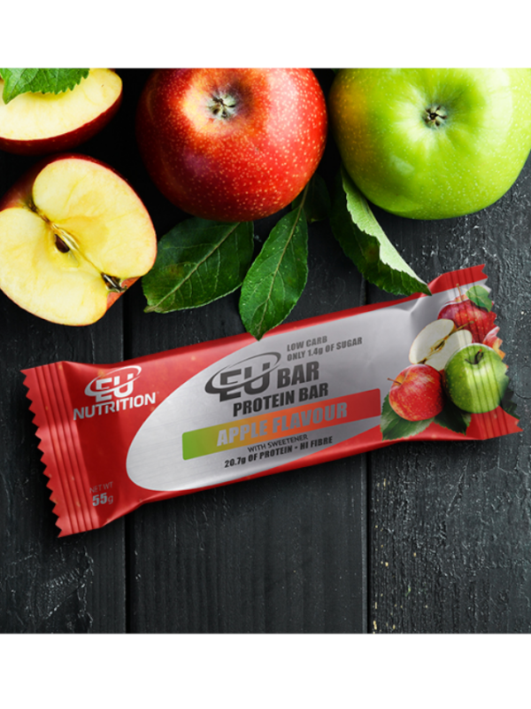 EU Protein Bar Apple - 12 x 55g - EU Nutrition