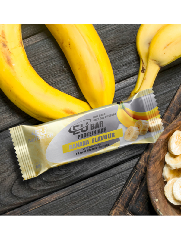 EU Protein Bar Banana - 12 x 55g - EU Nutrition