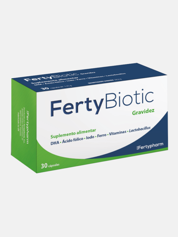 FertyBiotic Gravidez - 30 cápsulas - Fertypharm