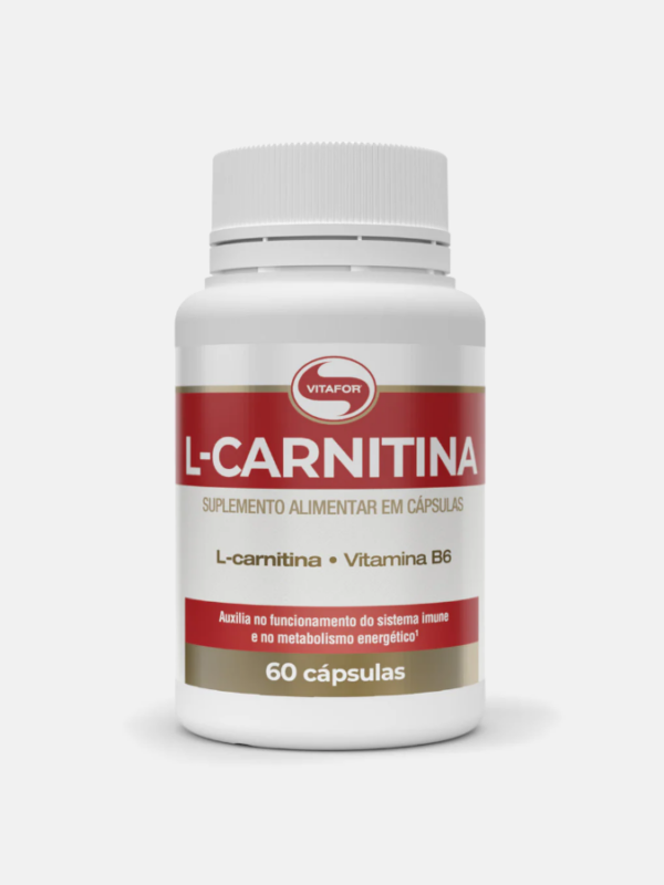 L-Carnitina - 60 cápsulas - Vitafor