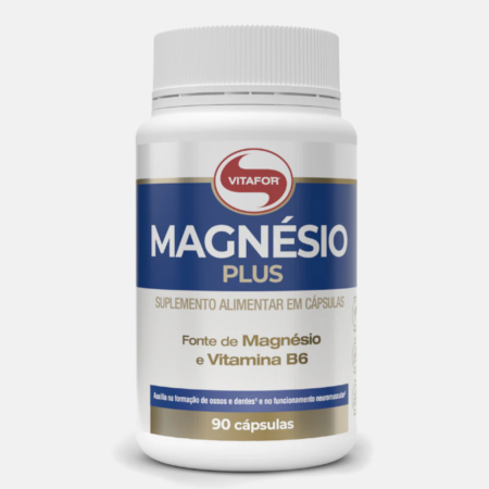 Magnésio Plus – 90 cápsulas – Vitafor