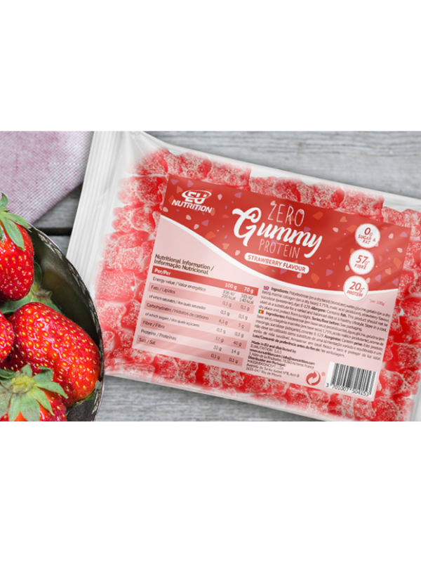 Zero Gummy Protein Strawberry - 5 x 70g - EU Nutrition