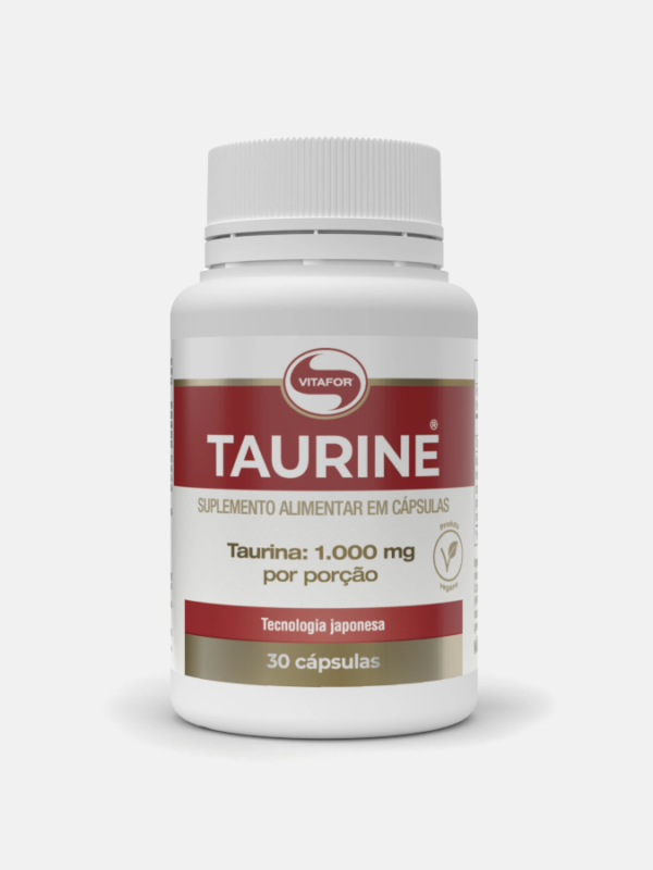 Taurine - 30 cápsulas - Vitafor