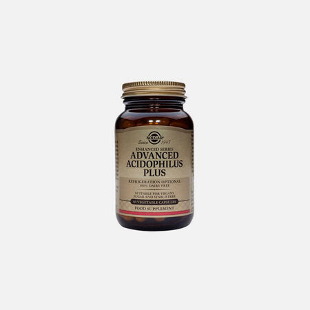 Advanced Acidophilus Plus – 60 cápsulas – Solgar