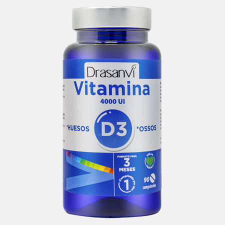 Vitamina D3 4000 UI – 90 comprimidos – Drasanvi