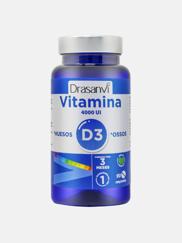 Vitamina D3 4000 UI - 90 comprimidos - Drasanvi