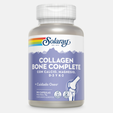 Collagen Bone Complete – 90 cápsulas – Solaray