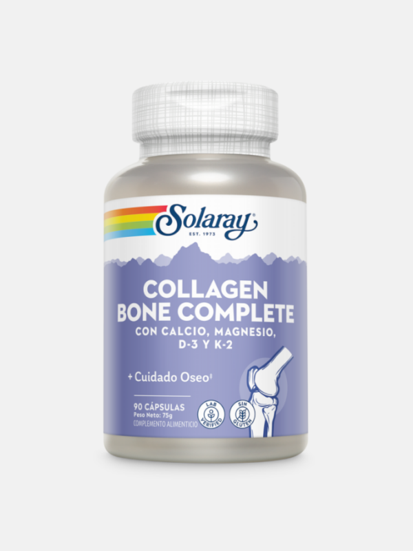 Collagen Bone Complete - 90 cápsulas - Solaray