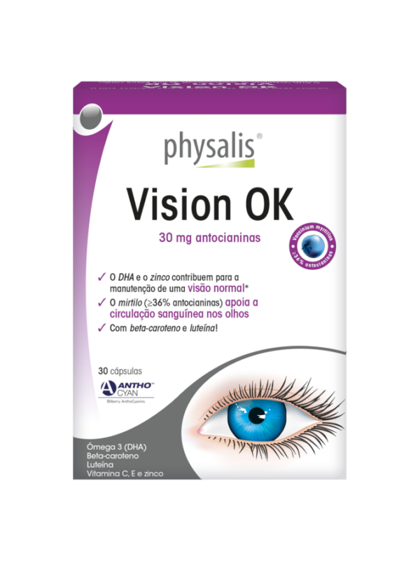 Vision OK - 30 cápsulas - Physalis