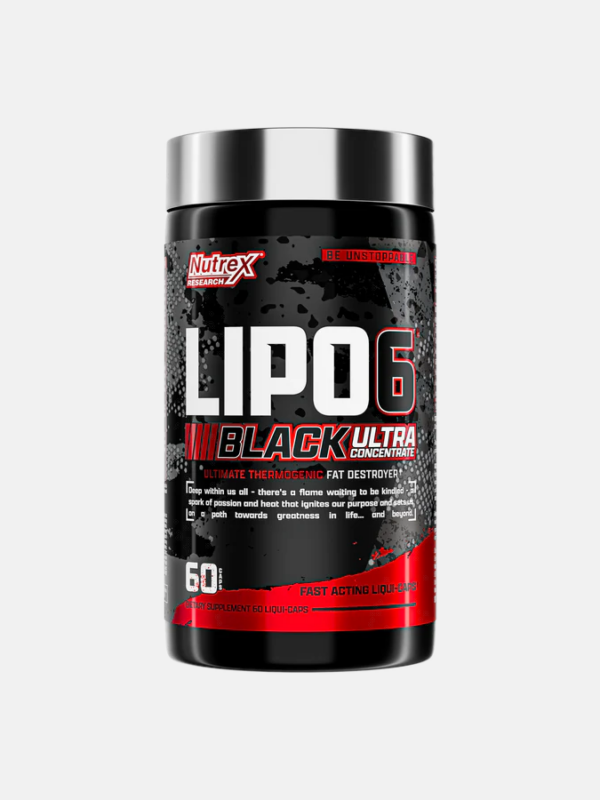 Lipo 6 Black Ultra Concentrate - 60 cápsulas - Nutrex Research