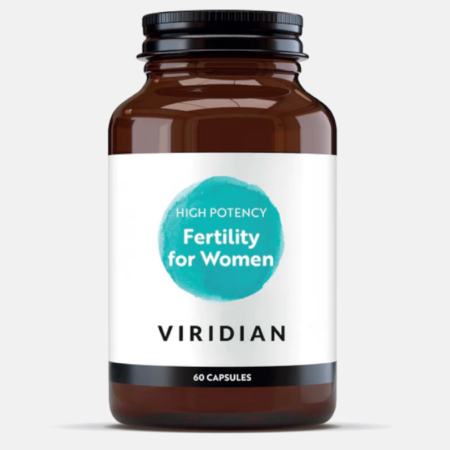 High Potency Fertility for Women – 60 cápsulas – Viridian