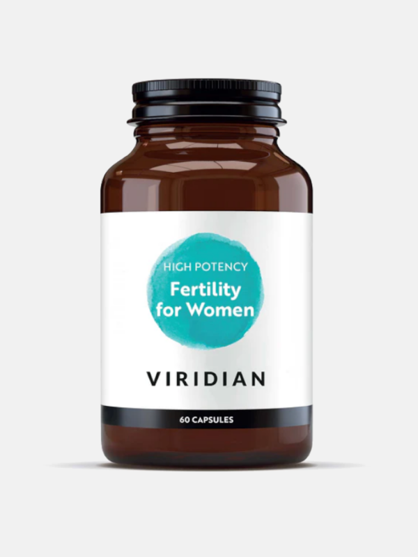 High Potency Fertility for Women - 60 cápsulas - Viridian