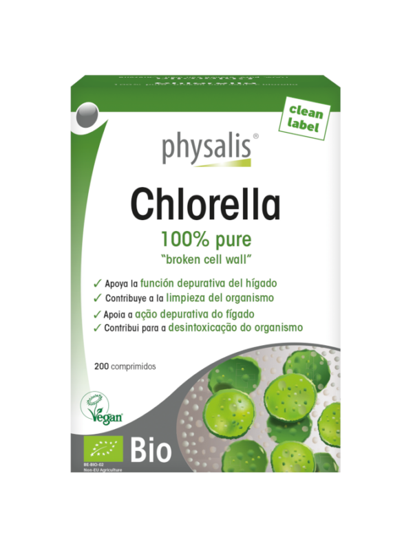 Chlorella - 200 comprimidos - Physalis