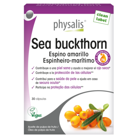 Sea Buckthorn Espinheiro-maritimo – 30 cápsulas – Physalis