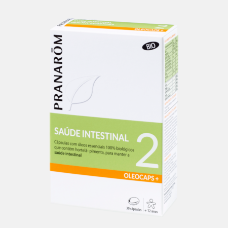 OLEOCAPS Saúde Intestinal 2 BIO – 30 cápsulas – Pranarom