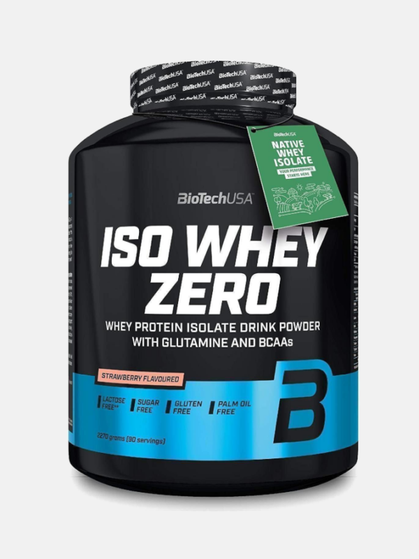 Iso Whey Zero Morango - 2270g - BiotechUSA