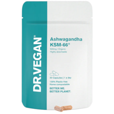 Ashwagandha KSM-66 – 30 cápsulas – DR.VEGAN