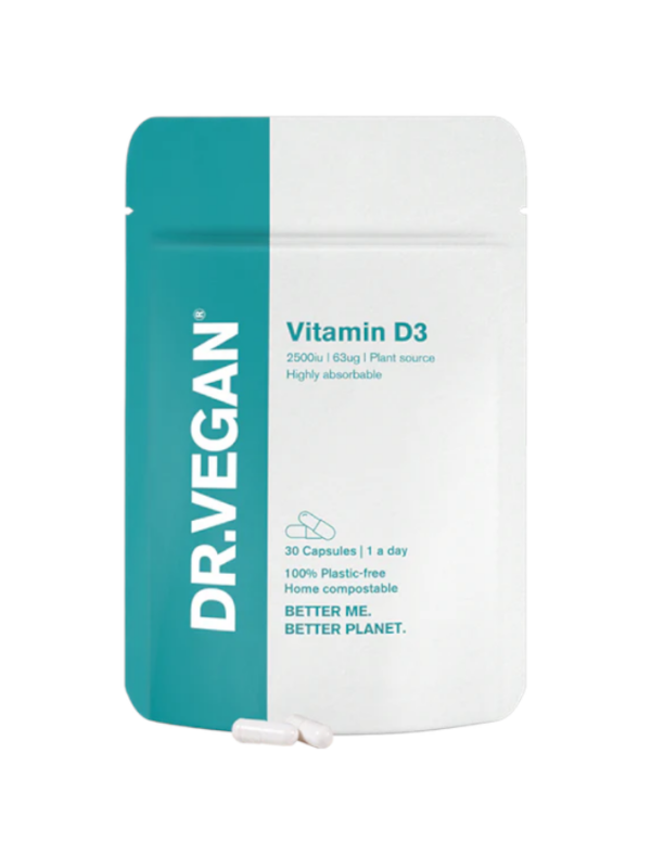 Vitamin D3 2500IU - 30 cápsulas - DR.VEGAN