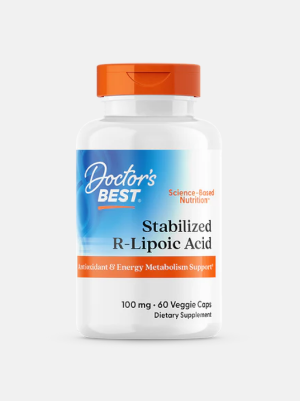 Stabilized R-Lipoic Acid with BioEnhanced Na-RALA 100mg - 60 veggie caps - Doctor's Best