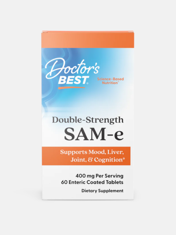 Double-Strength SAM-e 400mg - 60 comprimidos - Doctor's Best