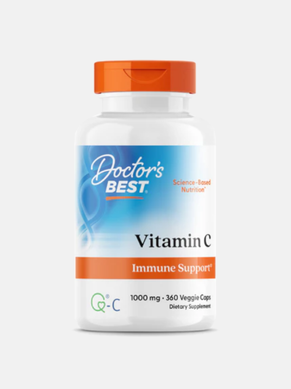 Vitamin C with Q-C 1000mg - 360 veggie caps - Doctor's Best