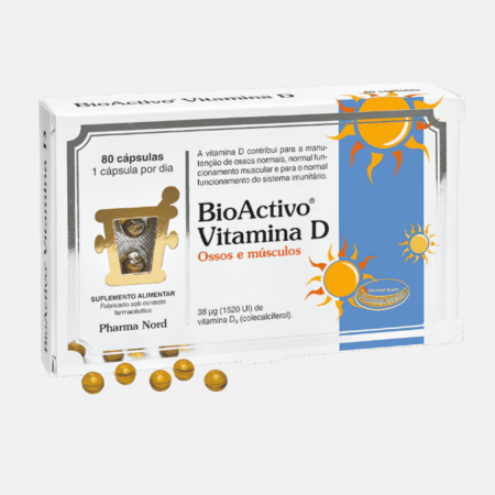 BioActivo Vitamina D – 80 cápsulas – Pharma Nord