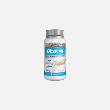 Alpha Ginseng Capsulas – 90 cápsulas – BioHera