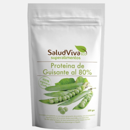 Proteína de Ervilha 80% Bio em pó – 250g – Salud Viva