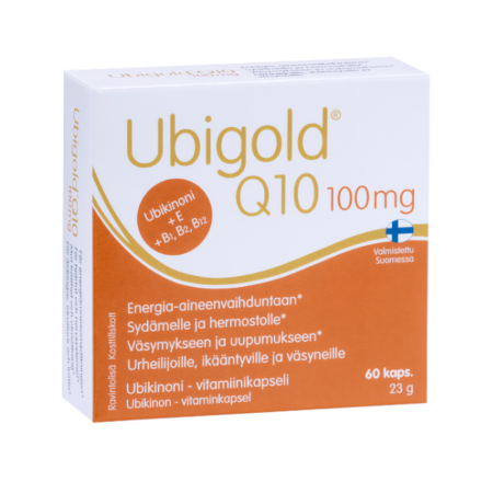 Ubigold Q10 100mg – 60 cápsulas – Natural e Eficaz