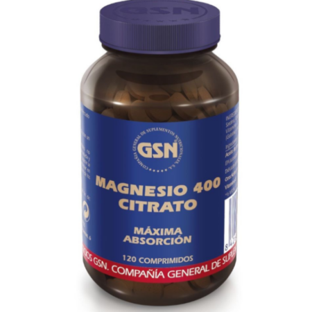 Magnésio 400 Citrato – 120 Comprimidos – G.S.N.