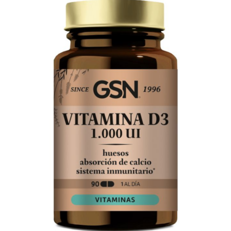 Vitamina D3 – 1000 UI – 90 Comprimidos – G.S.N.