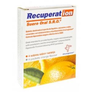 RECUPERAT-ION suero oral sabor naranja 4sbrs.