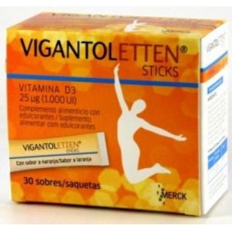 VIGANTOLETTEN vitamina D3 1000ui 30sticks