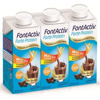 FONTACTIV FORTE PROTEIN chocolate 3x200ml.