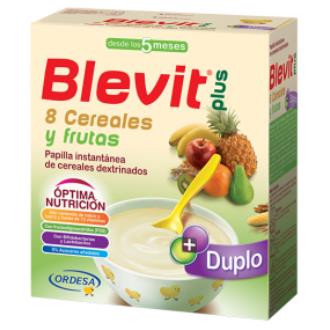 BLEVIT PLUS DUPLO 8 cereales+frutas 600gr.