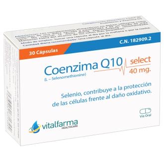 COENZIMA Q10 select 40mg. 30cap.