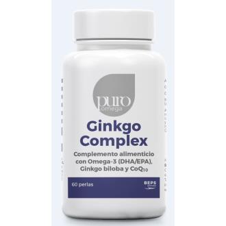PURO OMEGA GINKGO COMPLEX DHA/EPA Q10 60perlas